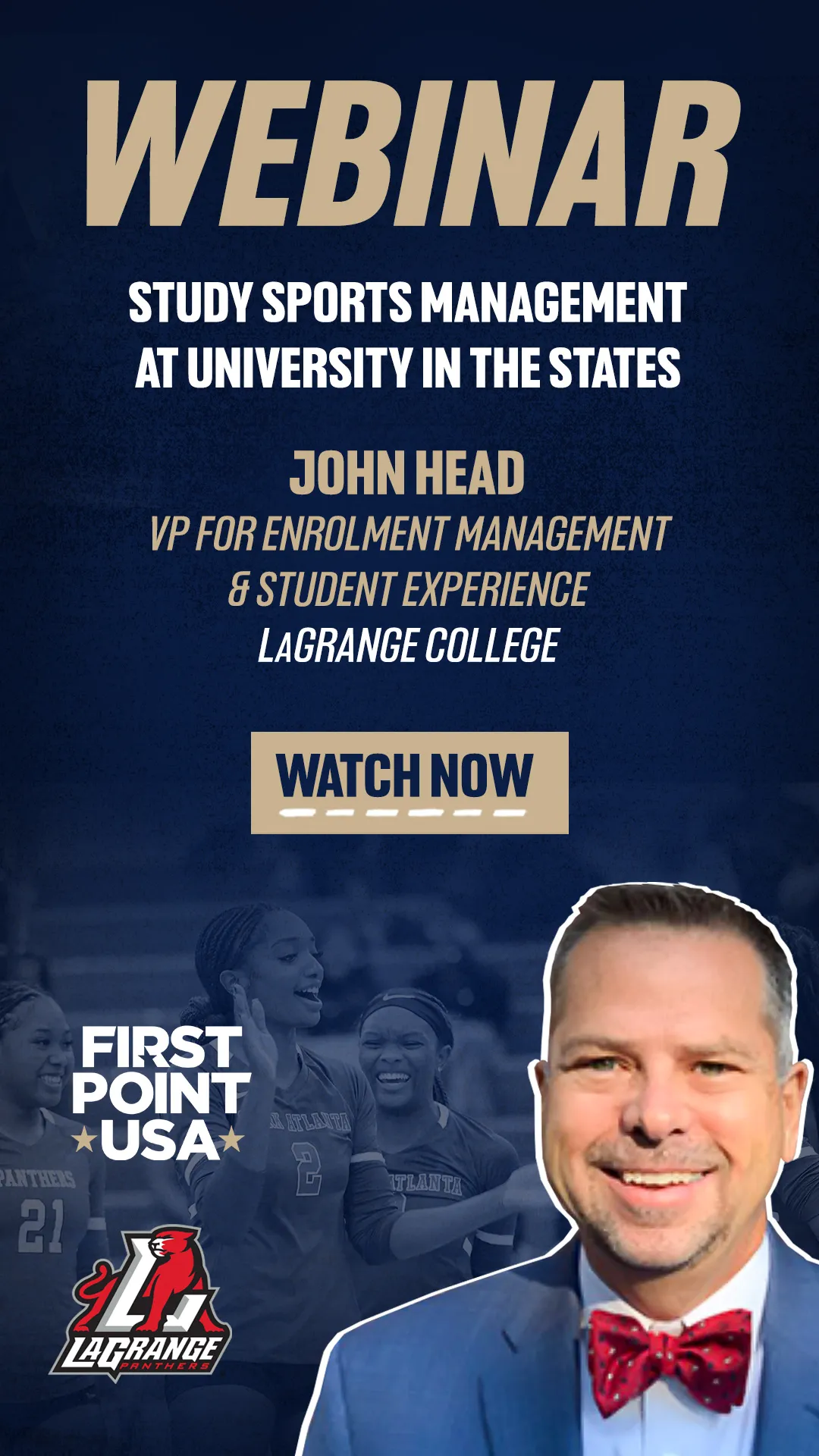 Study Sports Management at University in the States